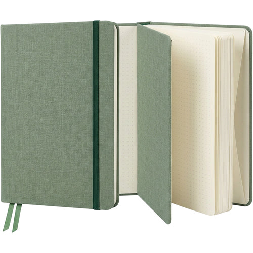 Bhnxj A5 Linen Dot Grid Journal Sage - Product view